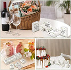 Sinmoe 200 Packs Happy Tears Wedding Facial Tissue Packs Travel Size - Image 6