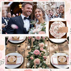 SiliFine 24 Pcs Wedding Favors for Guests Small Ceramic Bowls, Rose, Pink - Image 4