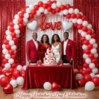 Balloon Arch Deluxe DIY Professional Kit with St. Valentine's Day Red and White Balloons (1/Pkg) Pkg/1 - Image 3