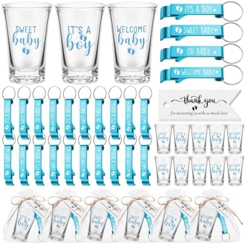 Pickmesh Baby Shower Party Favors for Guest, Blue, 192 Pcs by Pickmesh