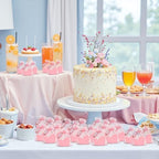 100 Sets Baby Shower Soap Favors, Baby Feet Scented Soap, Pink - Image 5