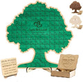 Personalized Tree of Life Wedding Guest Book Alternative Custom Wedding Guest Book Love Tree Puzzle Rustic Wedding Decorations for Party Engagement Reception Anniversary by Unknown