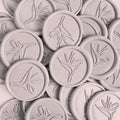 Bird of Paradise Wax Seal Sticker (Nude) by SolePaperCoLLC