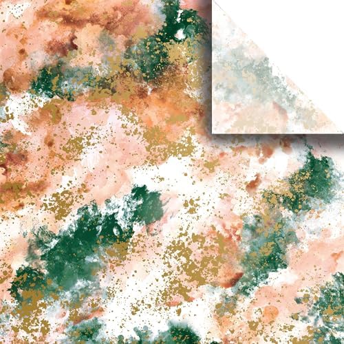 Jillson Roberts Printed Unfolded Gift Tissue 20" x 30", Watercolor Abstract (240 Sheets) by JILLSONROBERTS