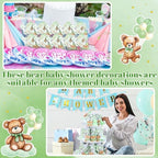 288 Pcs Baby Shower Favors Set for Guests,Green,Bear - Image 6