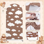 Tingjoo 3 Pcs We Can Bearly Wait Arch Backdrop Cover, 4/5/6ft - Image 3