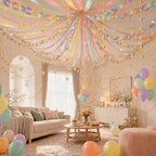 360 Sheets Colorful Paper Chains Strips and Star Garland for Fancy Party - Image 4
