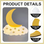Wonderjune 9 Sets Star and Moon Centerpieces Baby Shower Decor, Gold - Image 6