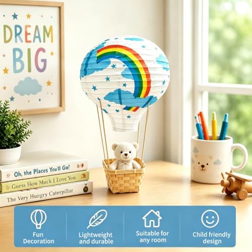 8 Sets Hot Air Balloon Decorations Table Centerpieces - Image 5