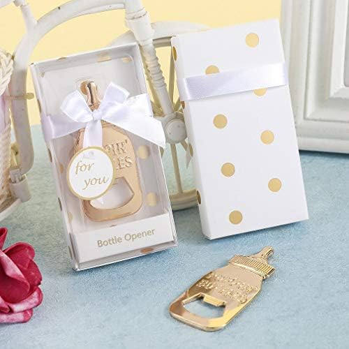 24 Pack Baby Bottle Openers for Newborn Baby Shower Favors, Baby Shower Party Return Gifts for Guest, New Poppin Bottles Openers with Exquisite Gifts Box used for Boy Boy or Girl Baby Party Souvenir - Image 3