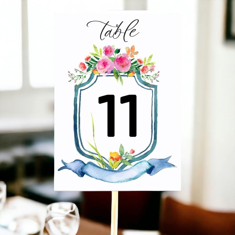 Wedding Design Table Number Cards Double Sided Party Table Numbers for Reception Baby Shower Anniversary Birthday Bridal Party 5x7 100 Pcs - Image 2