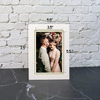 Golden State Art, Paper Picture Frames, 4X6, Ivory Gold Lining, 50 Pack - Image 2