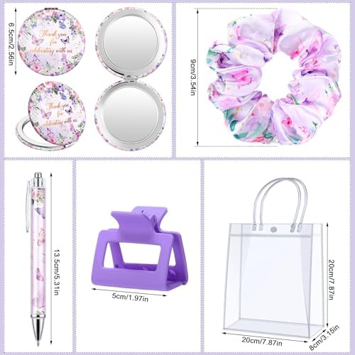 Boao 6 Set Purple Butterfly Baby Shower Game Prizes Gifts for Winner Guests - Image 3