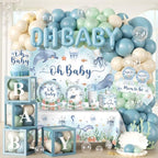 Cocomigo 347PCS Under the Sea Baby Shower Decorations Set Serves 25 by cocomigoPartyHome
