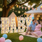 Baby Marquee Letters, 4FT Light Up Letters Baby Shower Decorations - Image 2
