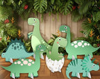 6 Pcs Large Dinosaur Cardboard Cutouts for Kids Birthday Party - Image 6