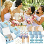 Reallnaive 61 Pcs Baby Shower Prizes for Game Winners, Blue - Image 6