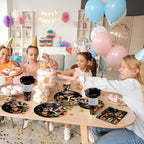 Funnymoom 175 Pcs Mushroom Party Supplies Plates and Napkins Tableware Set - Image 6