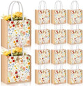 Abbylike 12 Pcs Floral Gift Bag Small Flower Tote Bag,Pastel Wildflowers by Abbylike