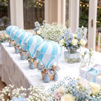 8 Sets Blue Hot Air Balloons Decorations for Tables Centerpieces - Image 4