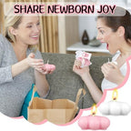 Treela 24 Sets Cloud Tealight Candles Party Favors, Classic, Pink and White - Image 5