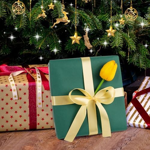 Vanhench 24"x2520"(210') Christmas Green Solid Color Wrapping Paper, Art Kraft Paper for Bouquet Flower Crafts Packing, Poster, Bulletin Board, Floor Covering & Table Runner - Image 3