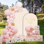 Arch Backdrop Stand Set of 2 With Beige Cover (7.2FT+6FT) - Image 2
