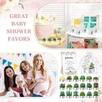 Mtlee 36 Sets Baby Shower Favors for Guest, Succulent Candle Bulk, Floral - Image 7