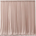 Nude Blush Backdrop Curtains-Wrinkle-Free Polyester Photography Drapes Party Curtain Background for Baby Shower Wedding Decorations- 16 X10FT by WishCare