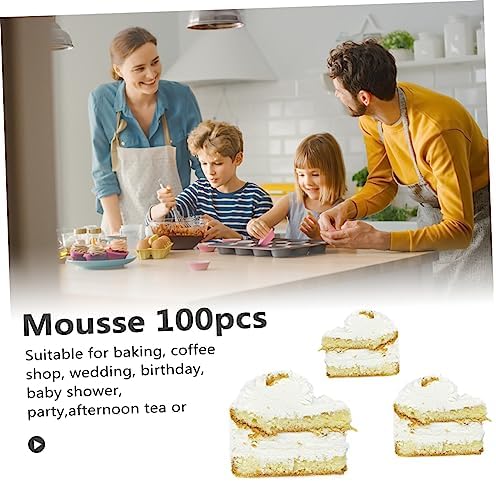 100Pcs Pet Cake Packing Pads for Mousse Display - Image 4