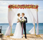 Metal Adjustable Square Arches Backdrop Heavy Duty Wedding Stand - Image 6