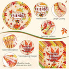 Funnymoom 452 Pcs Happy Friendsgiving Party Decorations Supplies, Serves 50 - Image 3