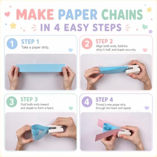 Macaron Paper Chain Kit with Streamers, Garlands & Balloons for Birthday - Image 5