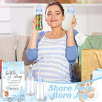 Trelaco 12 Pcs Baby Shower Bottle Chug Game, Bear, Blue - Image 5