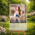 Personalized Graduation Yard Sign with Photo, Custom Class of 2026 Graduation Sign for Outdoor Lawn Decor, Clear Acrylic or Frosted, Waterproof Display with Modern Photo Design - Image 2