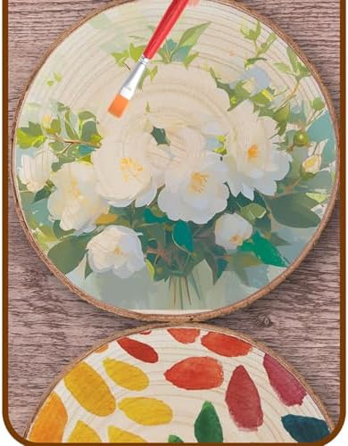 Set of (10) 11-13 Inches Large Wood Slices, Wood Centerpieces for Tables - Image 7
