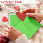 Darling Souvenir A6 Size 100 x Self-Adhesive Wedding Invite Envelopes Euro V-Flap 80lbs (4 3/4 x 6 1/2) Stationary - Packs & Colours Available - Image 2