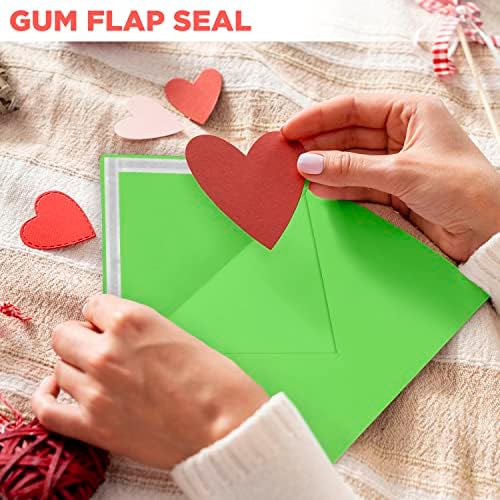 Darling Souvenir A6 Size 100 x Self-Adhesive Wedding Invite Envelopes Euro V-Flap 80lbs (4 3/4 x 6 1/2) Stationary - Packs & Colours Available - Image 2