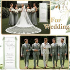Wedding Welcome Linen Sign Stand with Satin Ribbon(Green) - Image 5