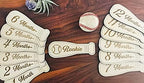 'Rookie' Monthly Baby Milestone Cards - Customizable Milestone Cards - Personalized Baby Name Option - Ideal Baby Gift - Unique Baby Milestone Signs for Photos - Image 4