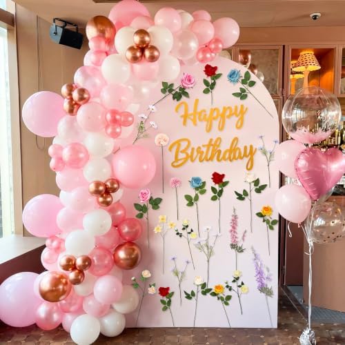 26 Pcs Happy Birthday Floral Backdrop Arch Baby Shower - Image 6