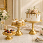 3 Pack Gold Cake Stand, 8 10 12 Inch Tiered Display - Image 6