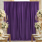 Purple Backdrop Curtains 10ftx10ft Halloween Polyester Photo Drapes - Image 2