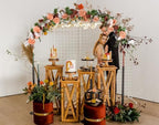 Lvydec 2 Pack Artificial Peony Flower Garland - 6ft Silk Peony Orange Flower Garland Arch Flower Vine for Wedding Party Table Decoration(Orange) - Image 3