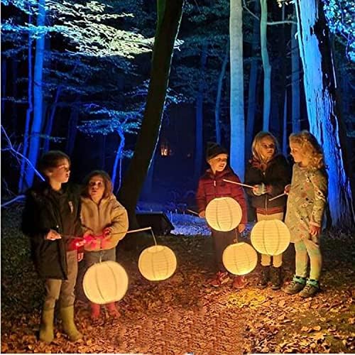 30 Pack Paper Lantern Lights ,Battery Operated, Warm White,Last 36 Hours - Image 5