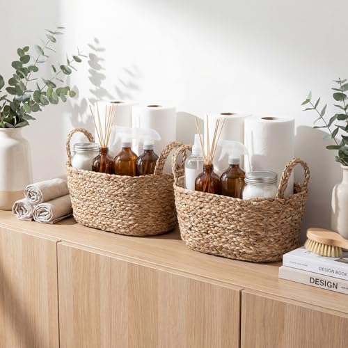 Colingmill 2 Pack Empty Gift Basket with Gift Bag and Ribbons, 12×10×8” Natural Wicker Basket, Storage Natural Rope Baskets, Decorative Gifts Organizer for Baby Showers, Raffle, Wedding, Birthday - Image 5