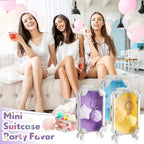 LemonRoad 36 Pcs Clear Mini Suitcase Party Favor Box, Multicolor - Image 5
