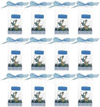 Keepsake Figurine 12 pcs Stork Carrying Baby Boy on Bottle | Awesome Decorations or Party Favors | for Pregnancy Announcements, Gender Reveals, Birthday and Special Celebrations - Image 3