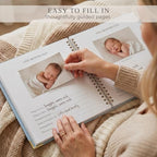 Keepsake Baby Memory Book for Boys and Girls - Timeless First 5 Year Book - Image 3