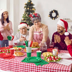 Kochorie 350 Pcs Christmas Plates and Napkins Set Disposable Party Supplies - Image 7